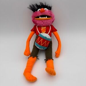 Vintage 1989 Muppets Animal Plush Drummer 15" Amerawell Products Jim Henson Toy